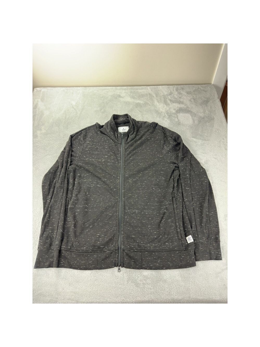 Reigning Champ Men's Size XXL Full Zip Speckled Hoodie Made In Canada